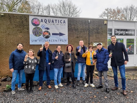 Toasten met buren op ruil/koop grond