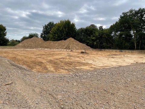 Grond gelijk gemaakt