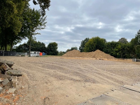 Terrein na egaliseren