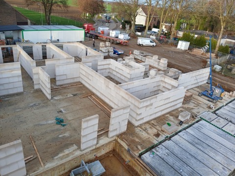 Opbouw benedenverdieping